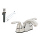 TWO HANDLE LAVATORY FAUCET W/POP-UP