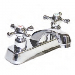 TWO HANDLE LAVATORY FAUCET