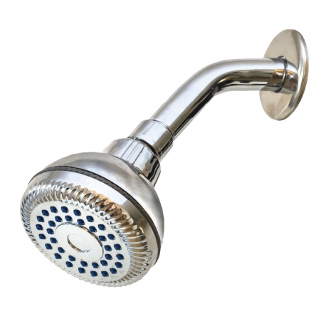 SHOWERHEAD, ARM AND FLANGE