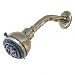 SHOWERHEAD, ARM AND FLANGE