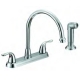 TWO HANDLE HIGH RISE KITCHEN FAUCET