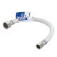 CONECTOR FLEXIBLE DE PVC REFORZADO PARA LAVAMANO